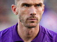 Robin Gosens of ACF Fiorentina looks on during the Serie A Enilive match between ACF Fiorentina and AC Monza at Stadio Artemio Franchi on Se...