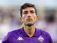 Danilo Cataldi of ACF Fiorentina looks on during the Serie A Enilive match between ACF Fiorentina and AC Monza at Stadio Artemio Franchi on...