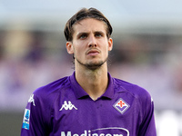 Andrea Colpani of ACF Fiorentina looks on during the Serie A Enilive match between ACF Fiorentina and AC Monza at Stadio Artemio Franchi on...