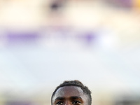 Moise Kean of ACF Fiorentina looks on during the Serie A Enilive match between ACF Fiorentina and AC Monza at Stadio Artemio Franchi on Sept...