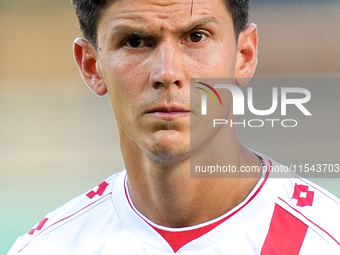 Matteo Pessina of AC Monza looks on during the Serie A Enilive match between ACF Fiorentina and AC Monza at Stadio Artemio Franchi on Septem...