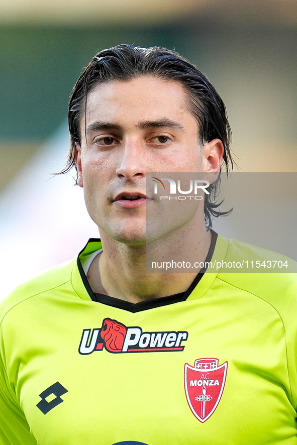 Stefano Turati of AC Monza looks on during the Serie A Enilive match between ACF Fiorentina and AC Monza at Stadio Artemio Franchi on Septem...