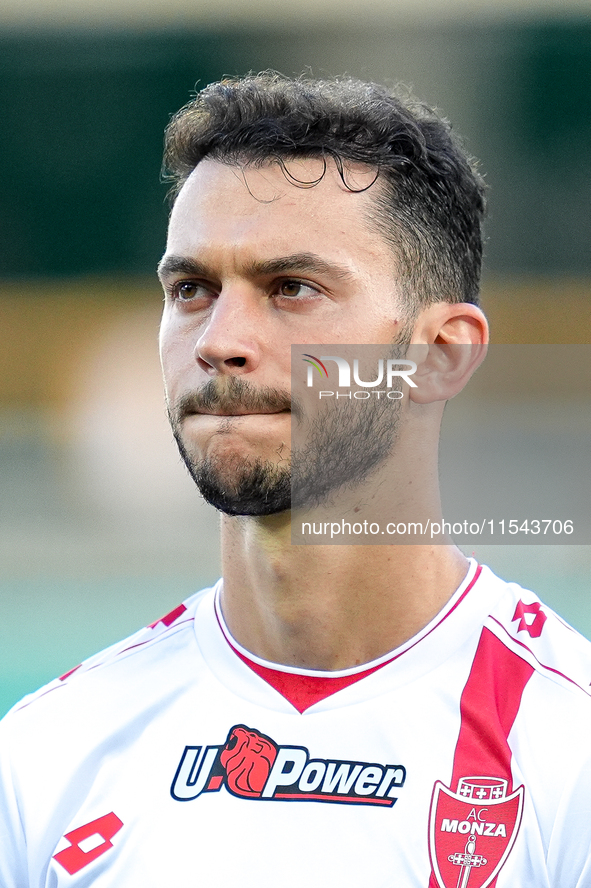 Pedro Pereira of AC Monza looks on during the Serie A Enilive match between ACF Fiorentina and AC Monza at Stadio Artemio Franchi on Septemb...