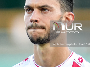 Pedro Pereira of AC Monza looks on during the Serie A Enilive match between ACF Fiorentina and AC Monza at Stadio Artemio Franchi on Septemb...