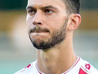 Pedro Pereira of AC Monza looks on during the Serie A Enilive match between ACF Fiorentina and AC Monza at Stadio Artemio Franchi on Septemb...