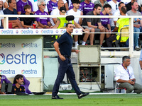 Raffaele Palladino head coach of ACF Fiorentina looks on during the Serie A Enilive match between ACF Fiorentina and AC Monza at Stadio Arte...