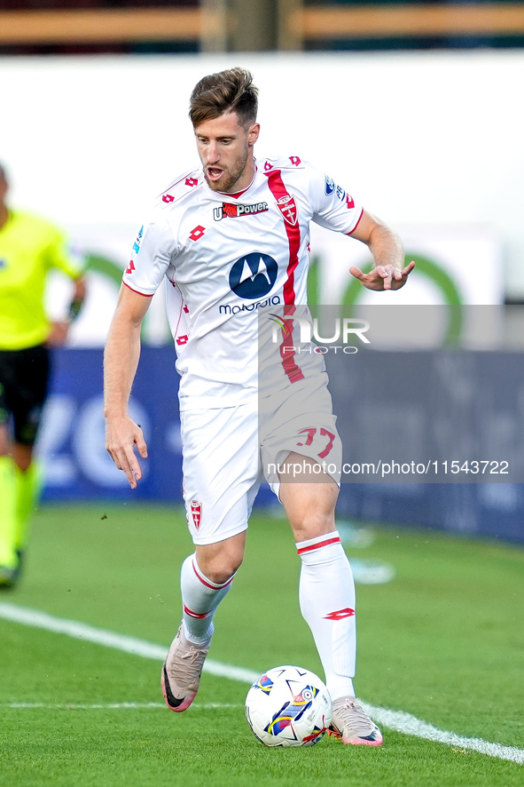 Georgios Kyriakopoulos of AC Monza in action during the Serie A Enilive match between ACF Fiorentina and AC Monza at Stadio Artemio Franchi...