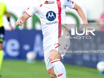 Georgios Kyriakopoulos of AC Monza in action during the Serie A Enilive match between ACF Fiorentina and AC Monza at Stadio Artemio Franchi...