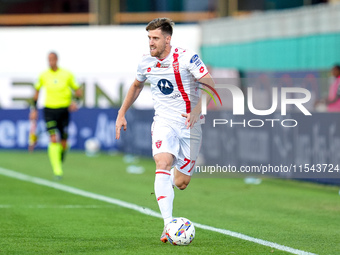 Georgios Kyriakopoulos of AC Monza in action during the Serie A Enilive match between ACF Fiorentina and AC Monza at Stadio Artemio Franchi...