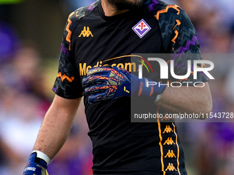 Pietro Terracciano of ACF Fiorentina looks on during the Serie A Enilive match between ACF Fiorentina and AC Monza at Stadio Artemio Franchi...