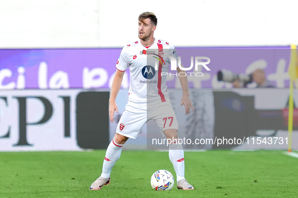 Georgios Kyriakopoulos of AC Monza during the Serie A Enilive match between ACF Fiorentina and AC Monza at Stadio Artemio Franchi on Septemb...