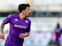 Danilo Cataldi of ACF Fiorentina looks on during the Serie A Enilive match between ACF Fiorentina and AC Monza at Stadio Artemio Franchi on...