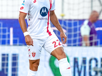 Pablo Mari' of AC Monza in action during the Serie A Enilive match between ACF Fiorentina and AC Monza at Stadio Artemio Franchi on Septembe...