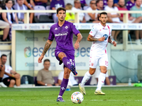 Danilo Cataldi of ACF Fiorentina in action during the Serie A Enilive match between ACF Fiorentina and AC Monza at Stadio Artemio Franchi on...