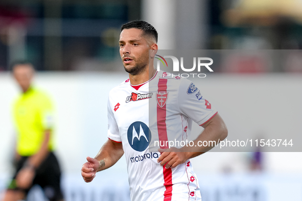 Gianluca Caprari of AC Monza looks on during the Serie A Enilive match between ACF Fiorentina and AC Monza at Stadio Artemio Franchi on Sept...