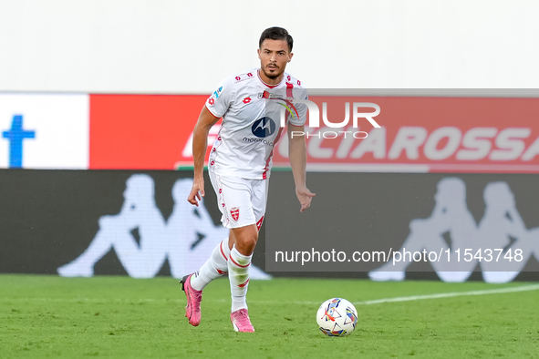 Andrea Carboni of AC Monza during the Serie A Enilive match between ACF Fiorentina and AC Monza at Stadio Artemio Franchi on September 01, 2...