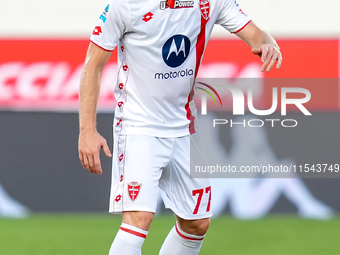 Georgios Kyriakopoulos of AC Monza during the Serie A Enilive match between ACF Fiorentina and AC Monza at Stadio Artemio Franchi on Septemb...