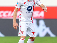 Georgios Kyriakopoulos of AC Monza during the Serie A Enilive match between ACF Fiorentina and AC Monza at Stadio Artemio Franchi on Septemb...