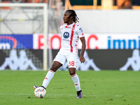 Warren Bondo of AC Monza during the Serie A Enilive match between ACF Fiorentina and AC Monza at Stadio Artemio Franchi on September 01, 202...