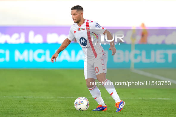 Gianluca Caprari of AC Monza during the Serie A Enilive match between ACF Fiorentina and AC Monza at Stadio Artemio Franchi on September 01,...