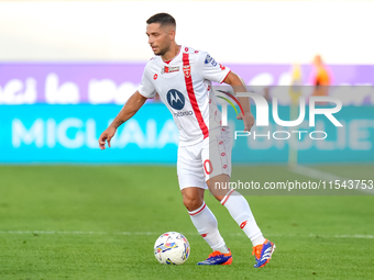 Gianluca Caprari of AC Monza during the Serie A Enilive match between ACF Fiorentina and AC Monza at Stadio Artemio Franchi on September 01,...