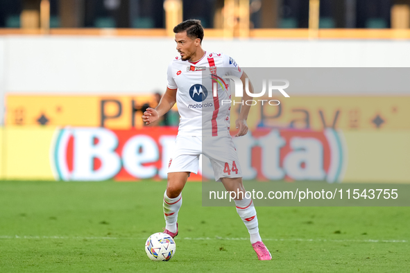 Andrea Carboni of AC Monza during the Serie A Enilive match between ACF Fiorentina and AC Monza at Stadio Artemio Franchi on September 01, 2...