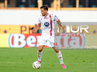 Andrea Carboni of AC Monza during the Serie A Enilive match between ACF Fiorentina and AC Monza at Stadio Artemio Franchi on September 01, 2...