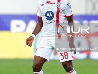 Warren Bondo of AC Monza during the Serie A Enilive match between ACF Fiorentina and AC Monza at Stadio Artemio Franchi on September 01, 202...