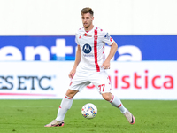 Georgios Kyriakopoulos of AC Monza during the Serie A Enilive match between ACF Fiorentina and AC Monza at Stadio Artemio Franchi on Septemb...