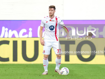 Georgios Kyriakopoulos of AC Monza during the Serie A Enilive match between ACF Fiorentina and AC Monza at Stadio Artemio Franchi on Septemb...