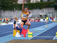 Diana Lesti from Hungary participates in the 60th Palio Citta della Quercia, valid for the World Athletics Continental Tour, at Quercia Stad...