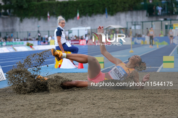 Monae Nichols from the United States participates in the 60th Palio Citta della Quercia, valid for the World Athletics Continental Tour, at...