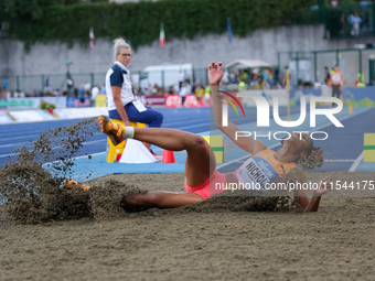 Monae Nichols from the United States participates in the 60th Palio Citta della Quercia, valid for the World Athletics Continental Tour, at...