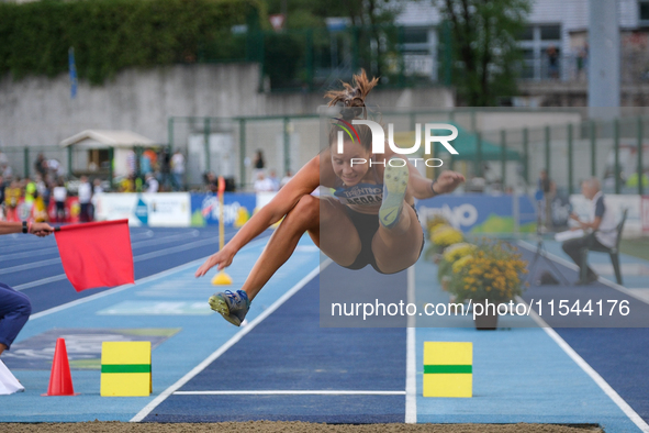 Maja Bedrac from Slovenia participates in the 60th Palio Citta della Quercia, valid for the World Athletics Continental Tour, at Quercia Sta...