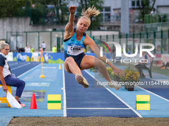 Veronica Crida from Italy participates in the 60th Palio Citta della Quercia, valid for the World Athletics Continental Tour, at Quercia Sta...