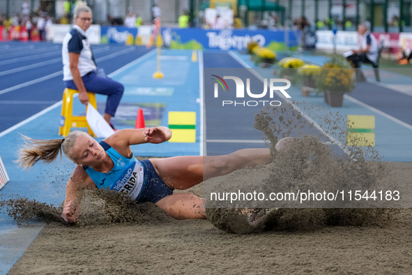 Veronica Crida from Italy participates in the 60th Palio Citta della Quercia, valid for the World Athletics Continental Tour, at Quercia Sta...