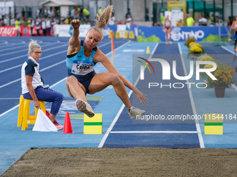 Veronica Crida from Italy participates in the 60th Palio Citta della Quercia, valid for the World Athletics Continental Tour, at Quercia Sta...