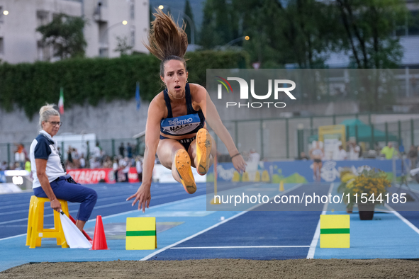 Elisa Naldi from Italy participates in the 60th Palio Citta della Quercia, valid for the World Athletics Continental Tour, at Quercia Stadiu...