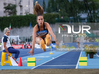 Elisa Naldi from Italy participates in the 60th Palio Citta della Quercia, valid for the World Athletics Continental Tour, at Quercia Stadiu...