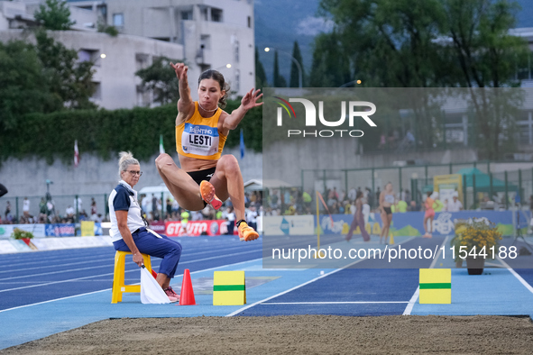 Diana Lesti from Hungary participates in the 60th Palio Citta della Quercia, valid for the World Athletics Continental Tour, at Quercia Stad...