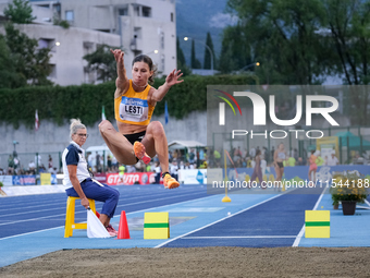 Diana Lesti from Hungary participates in the 60th Palio Citta della Quercia, valid for the World Athletics Continental Tour, at Quercia Stad...