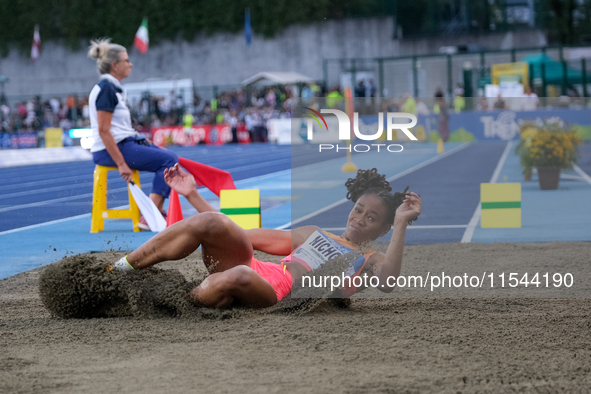 Monae Nichols from the United States participates in the 60th Palio Citta della Quercia, valid for the World Athletics Continental Tour, at...