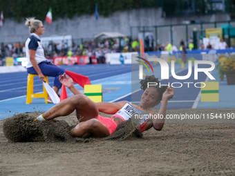 Monae Nichols from the United States participates in the 60th Palio Citta della Quercia, valid for the World Athletics Continental Tour, at...