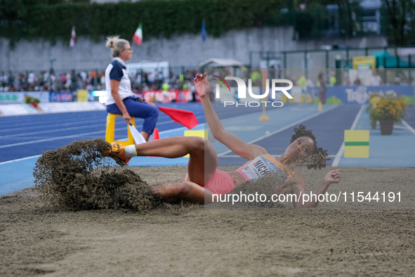 Monae Nichols from the United States participates in the 60th Palio Citta della Quercia, valid for the World Athletics Continental Tour, at...