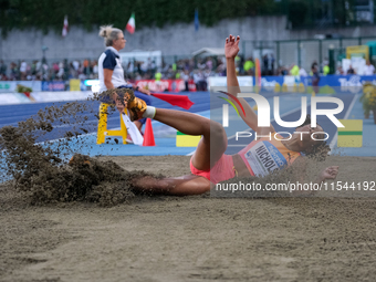 Monae Nichols from the United States participates in the 60th Palio Citta della Quercia, valid for the World Athletics Continental Tour, at...