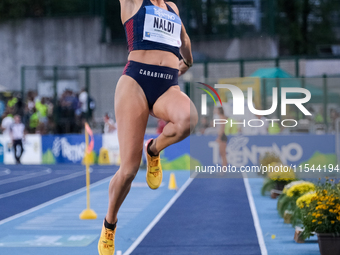 Elisa Naldi from Italy participates in the 60th Palio Citta della Quercia, valid for the World Athletics Continental Tour, at Quercia Stadiu...