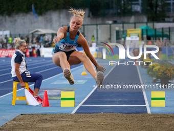 Veronica Crida from Italy participates in the 60th Palio Citta della Quercia, valid for the World Athletics Continental Tour, at Quercia Sta...