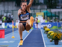 Elisa Naldi from Italy participates in the 60th Palio Citta della Quercia, valid for the World Athletics Continental Tour, at Quercia Stadiu...