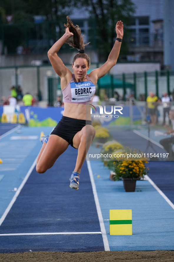 Maja Bedrac from Slovenia participates in the 60th Palio Citta della Quercia, valid for the World Athletics Continental Tour, at Quercia Sta...