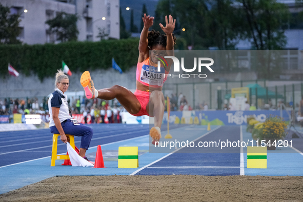 Monae Nichols from the United States participates in the 60th Palio Citta della Quercia, valid for the World Athletics Continental Tour, at...